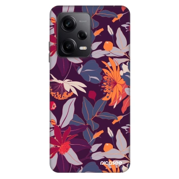 Obal pre Xiaomi Redmi Note 12 Pro+ 5G - Purple Leaf