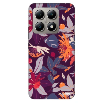 Obal pre Xiaomi 14T - Purple Leaf