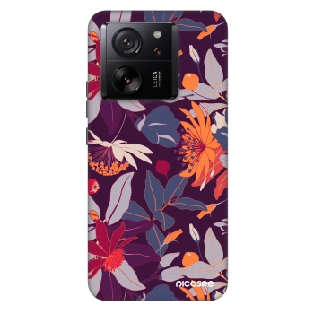 Obal pre Xiaomi 13T - Purple Leaf
