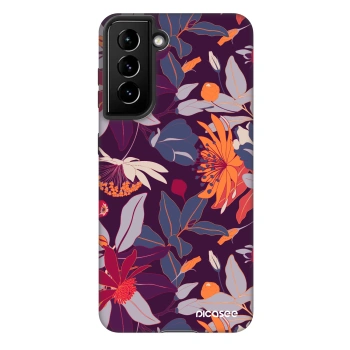 Obal pre Samsung Galaxy S21 FE 5G - Purple Leaf