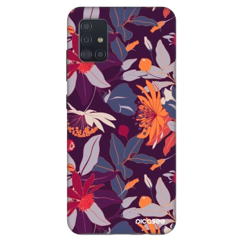 Obal pre Samsung Galaxy A51 A515F - Purple Leaf