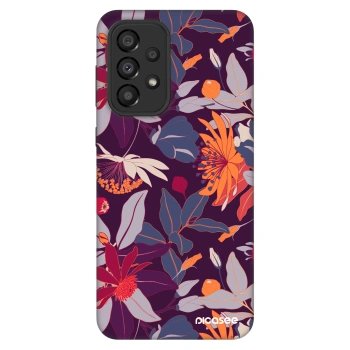 Obal pre Samsung Galaxy A33 5G A336 - Purple Leaf