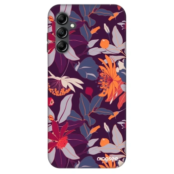Obal pre Samsung Galaxy A14 4G A145R - Purple Leaf