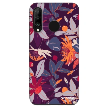 Obal pre Huawei P30 Lite - Purple Leaf