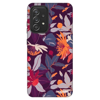 Obal pre Samsung Galaxy A52 5G A525F - Purple Leaf