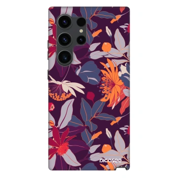 Obal pre Samsung Galaxy S24 Ultra S928B 5G - Purple Leaf