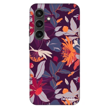 Obal pre Samsung Galaxy S24+ S926B 5G - Purple Leaf