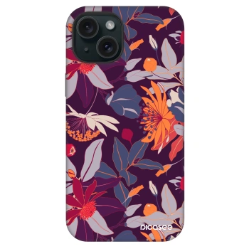 Obal pre Apple iPhone 15 - Purple Leaf
