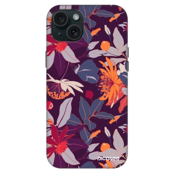 Obal pre Apple iPhone 15 Plus - Purple Leaf