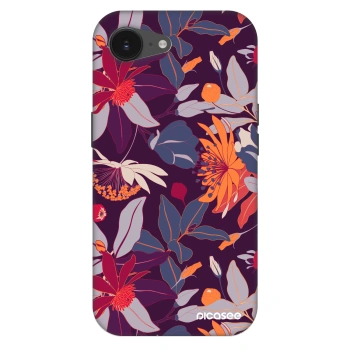 Obal pre Apple iPhone 16e - Purple Leaf