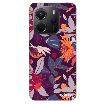 Obal pre Xiaomi Redmi Note 14 4G - Purple Leaf