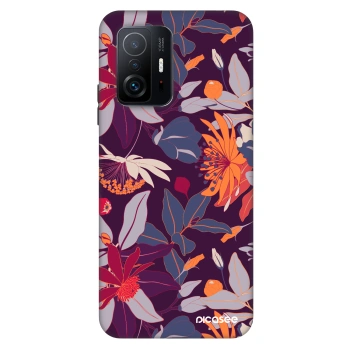 Obal pre Xiaomi 11T - Purple Leaf