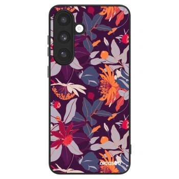 Picasee ULTIMATE CASE PowerShare pro Samsung Galaxy S25 FE 5G - Purple Leaf