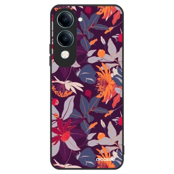 Obal pre Vivo Y29s 5G - Purple Leaf