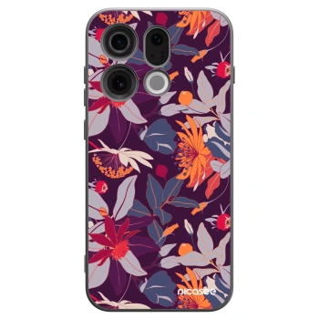 Obal pre OPPO Find X9 - Purple Leaf