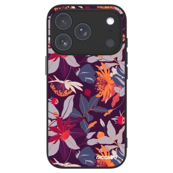 Picasee ULTIMATE CASE pro Apple iPhone 18 Pro - Purple Leaf