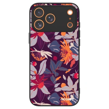 Picasee ULTIMATE CASE MagSafe pro Apple iPhone 18 Pro Max - Purple Leaf