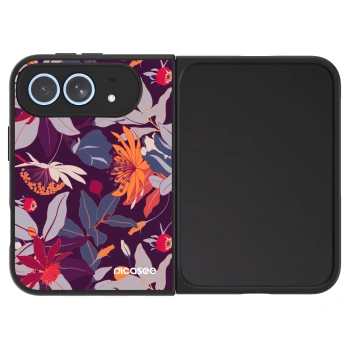 Picasee ULTIMATE CASE MagSafe pro Apple iPhone Ultra - Purple Leaf