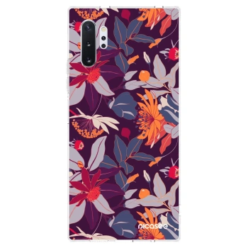 Obal pre Samsung Galaxy Note 10+ N975F - Purple Leaf
