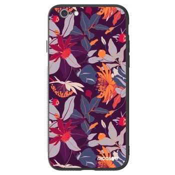 Obal pre Apple iPhone 6/6S - Purple Leaf