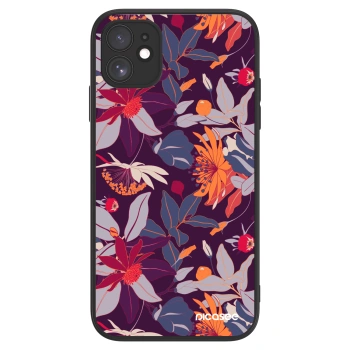 Picasee ULTIMATE CASE pro Apple iPhone 11 - Purple Leaf