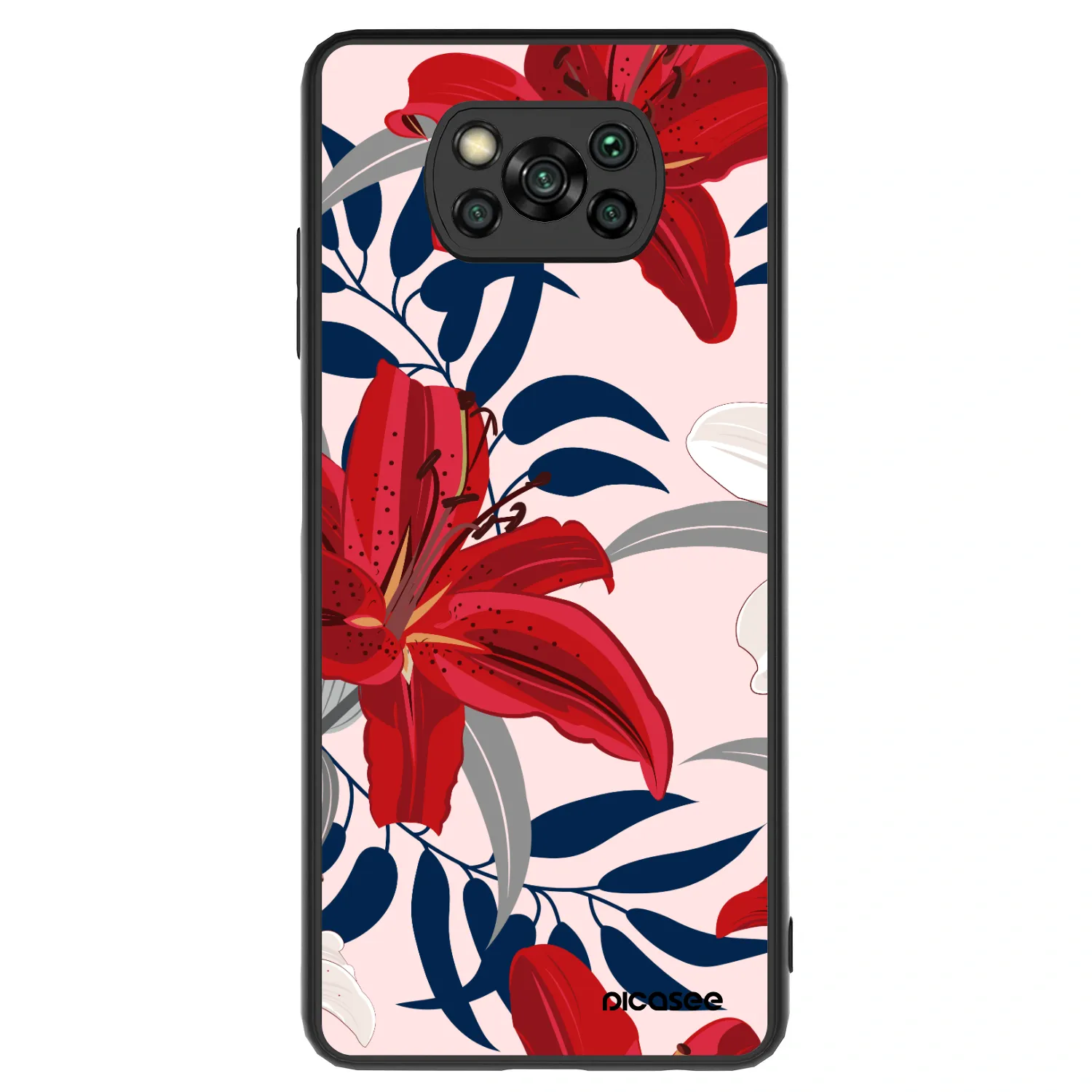 Picasee ULTIMATE CASE pro Xiaomi Poco X3 - Red Lily