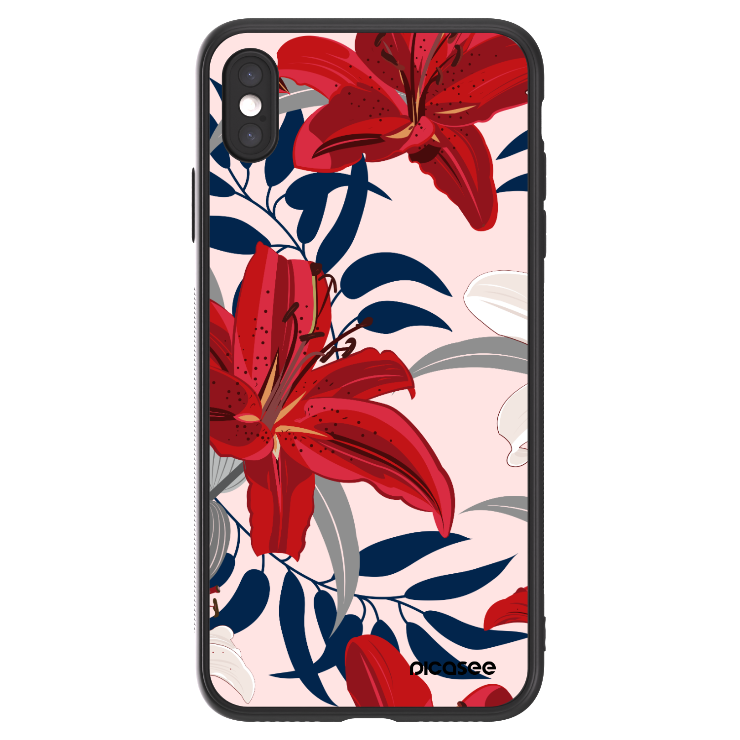 Picasee ULTIMATE CASE pro Apple iPhone XS Max - Red Lily