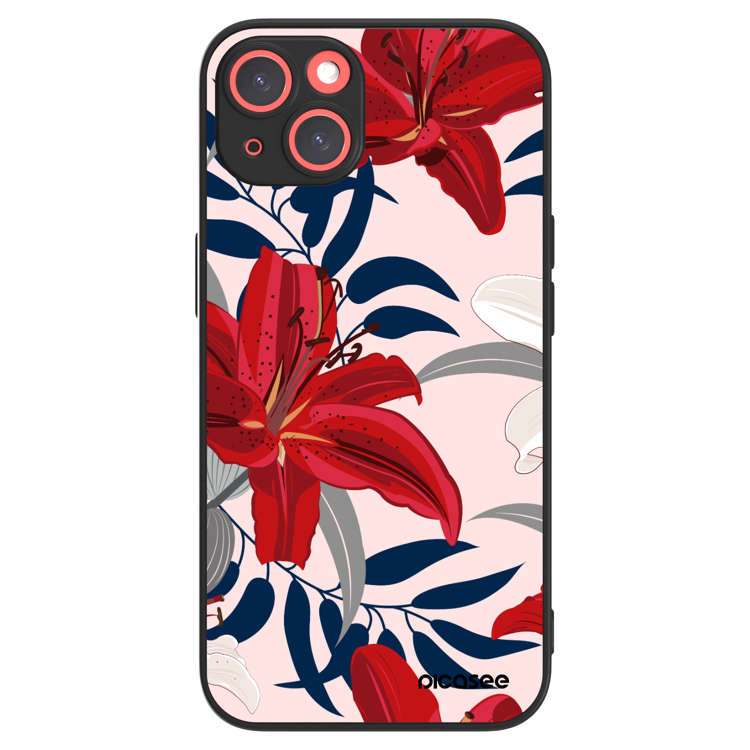 Picasee ULTIMATE CASE pro Apple iPhone 13 - Red Lily