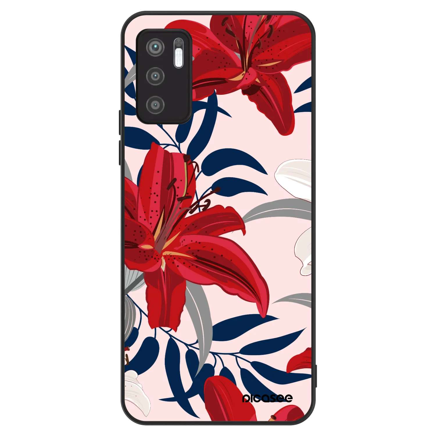 Picasee ULTIMATE CASE pro Xiaomi Redmi Note 10 5G - Red Lily