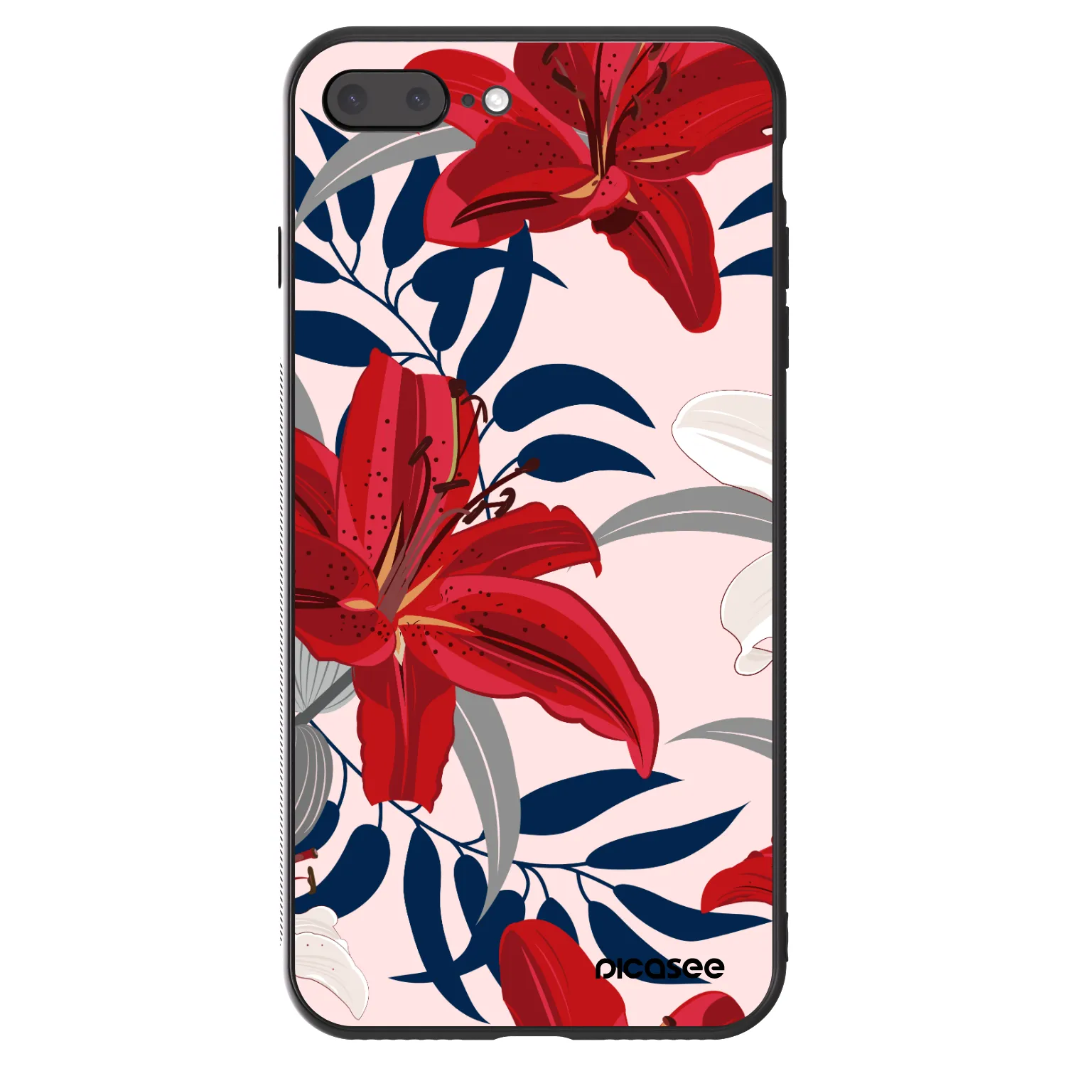 Picasee ULTIMATE CASE pro Apple iPhone 8 Plus - Red Lily