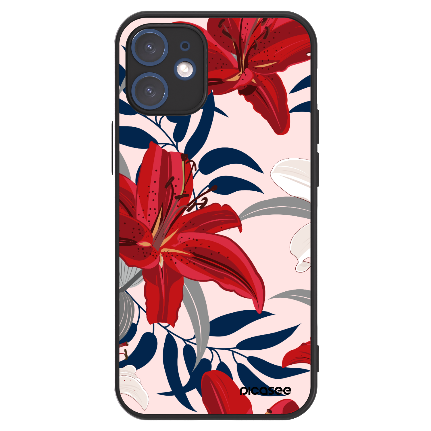 Picasee ULTIMATE CASE MagSafe pro Apple iPhone 12 mini - Red Lily