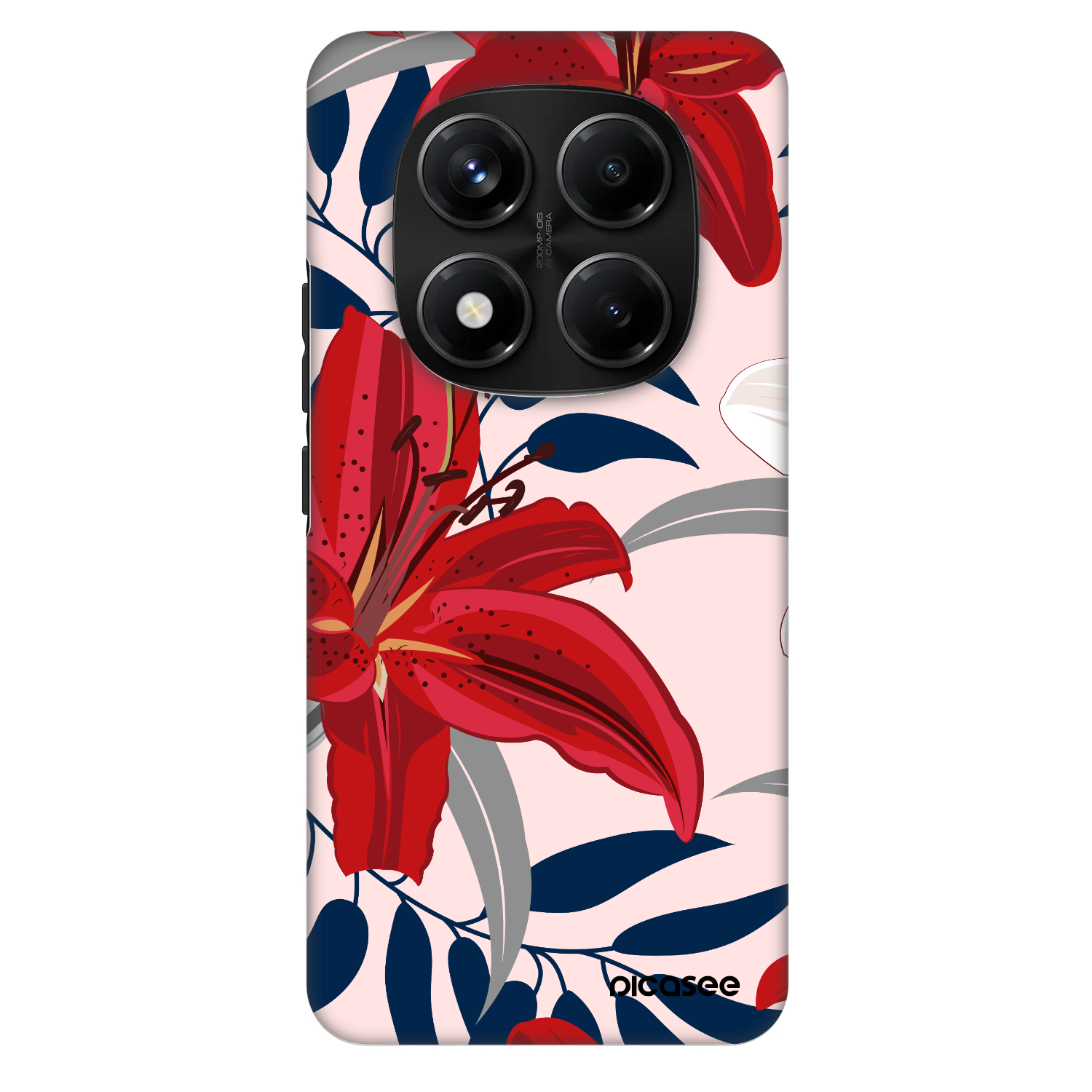 Picasee Fashion Case pre Xiaomi Redmi Note 14 Pro+ 5G - Red Lily