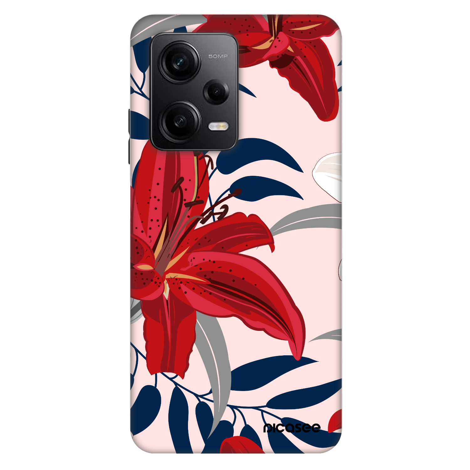 Picasee Fashion Case pre Xiaomi Redmi Note 12 Pro+ 5G - Red Lily