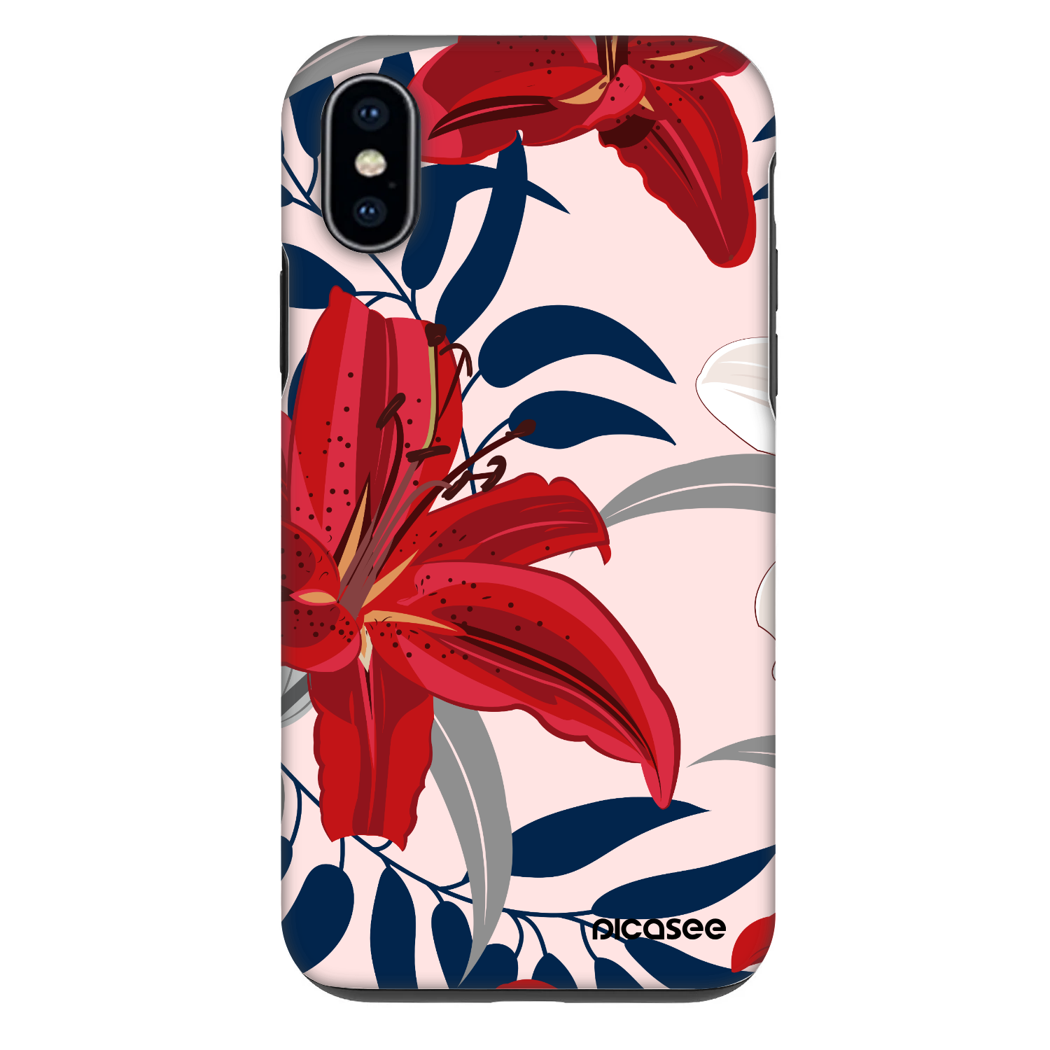 Picasee Fashion Case pre Apple iPhone X/XS - Red Lily