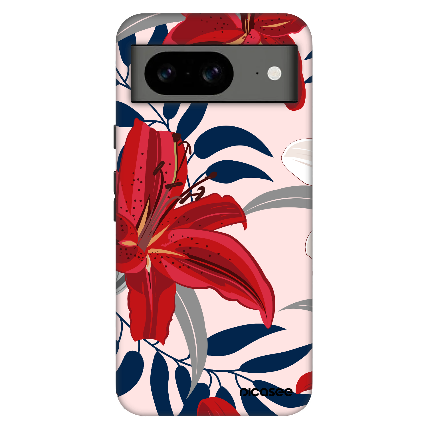 Picasee Fashion Case pre Google Pixel 8 Pro - Red Lily