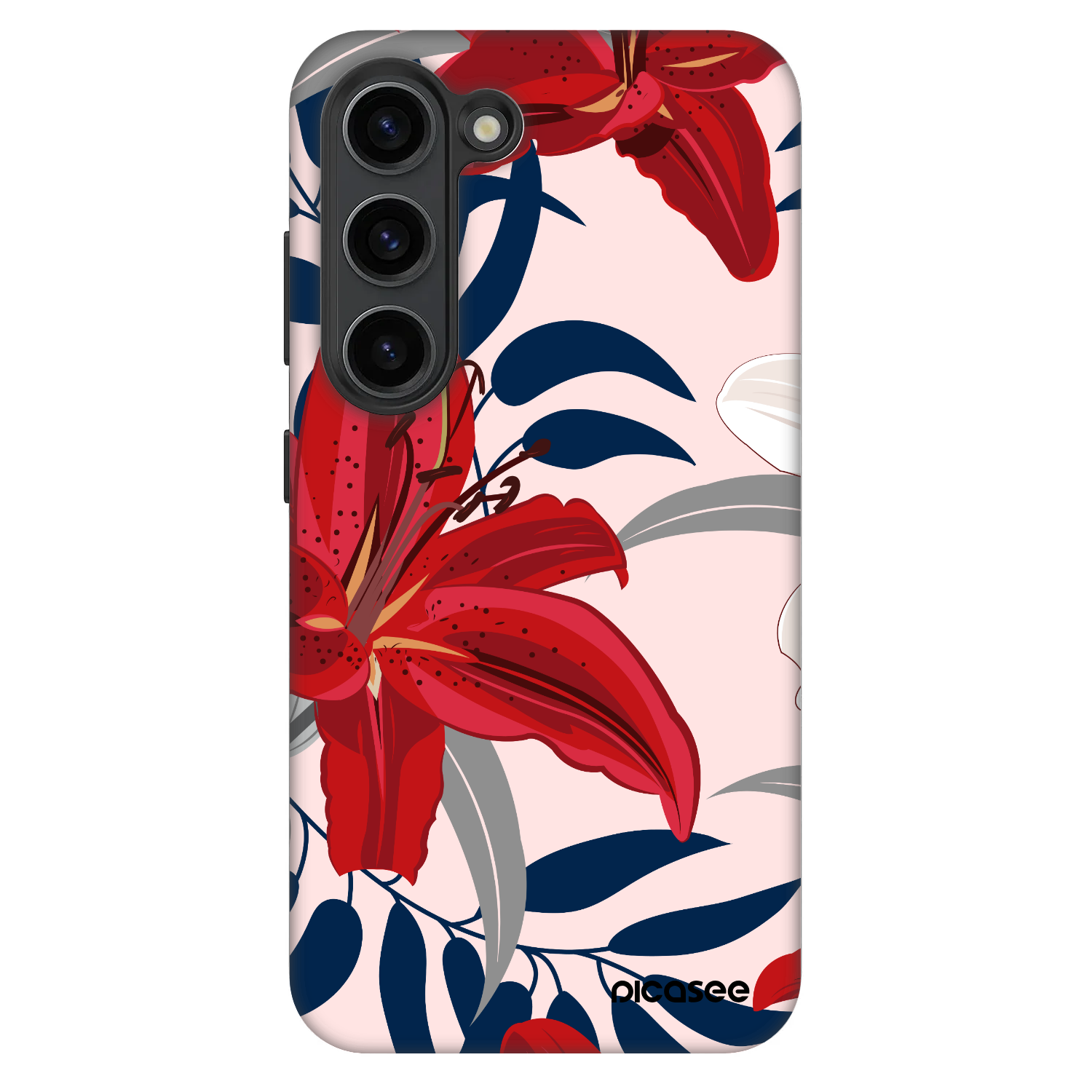 Picasee Fashion Case pre Samsung Galaxy S23+ 5G - Red Lily