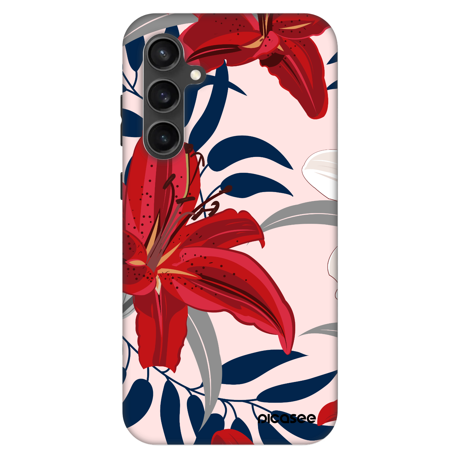 Picasee Fashion Case pre Samsung Galaxy S23 FE S711B - Red Lily
