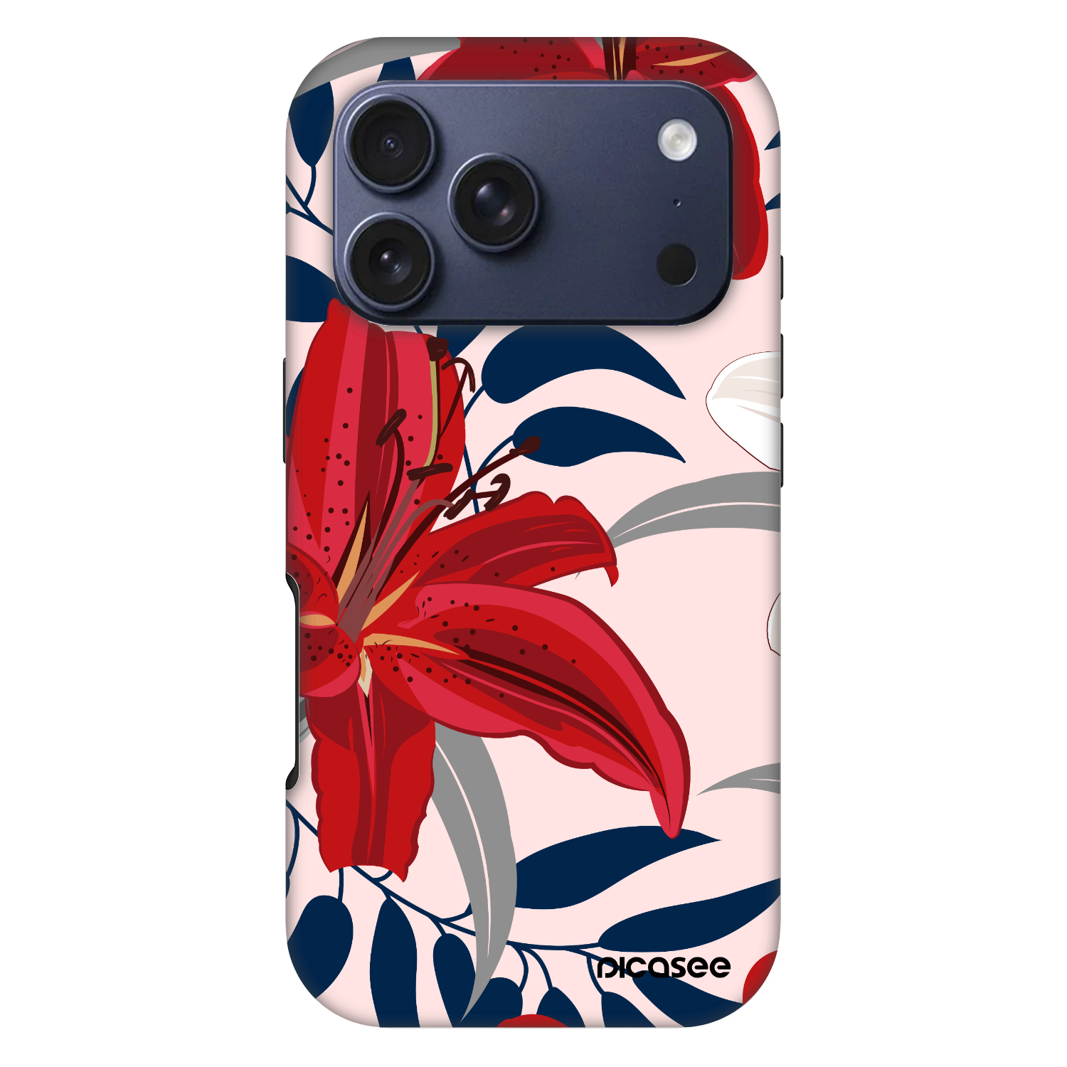 Picasee Fashion Case MagSafe pre Apple iPhone 17 Pro - Red Lily