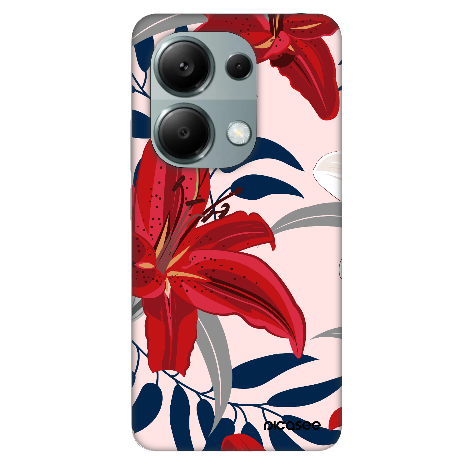 Fashion Case pre Xiaomi Redmi Note 13 Pro 4G - Red Lily