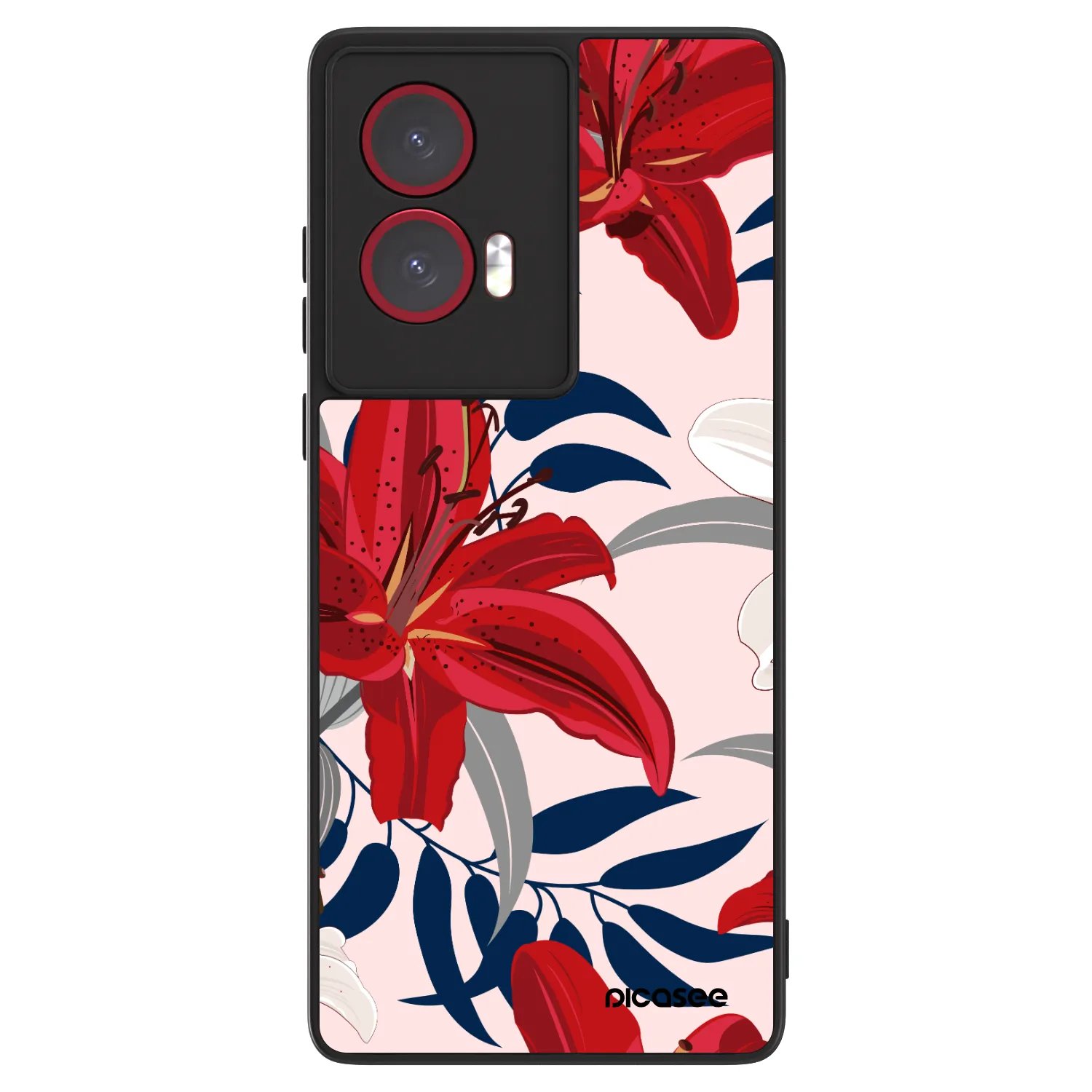 ULTIMATE CASE pro Motorola Edge 50 Fusion - Red Lily