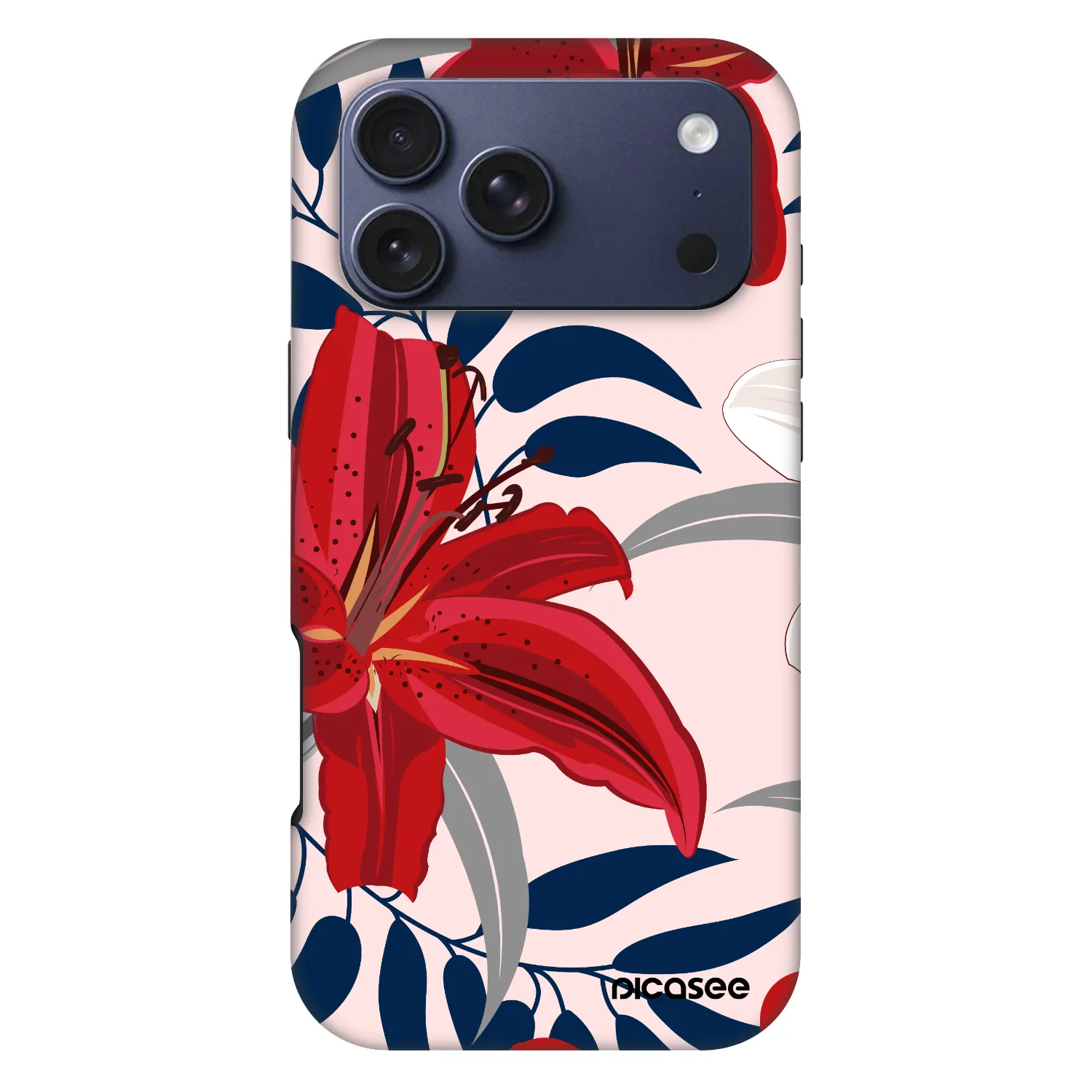 Picasee Fashion Case MagSafe pre Apple iPhone 18 Pro Max - Red Lily