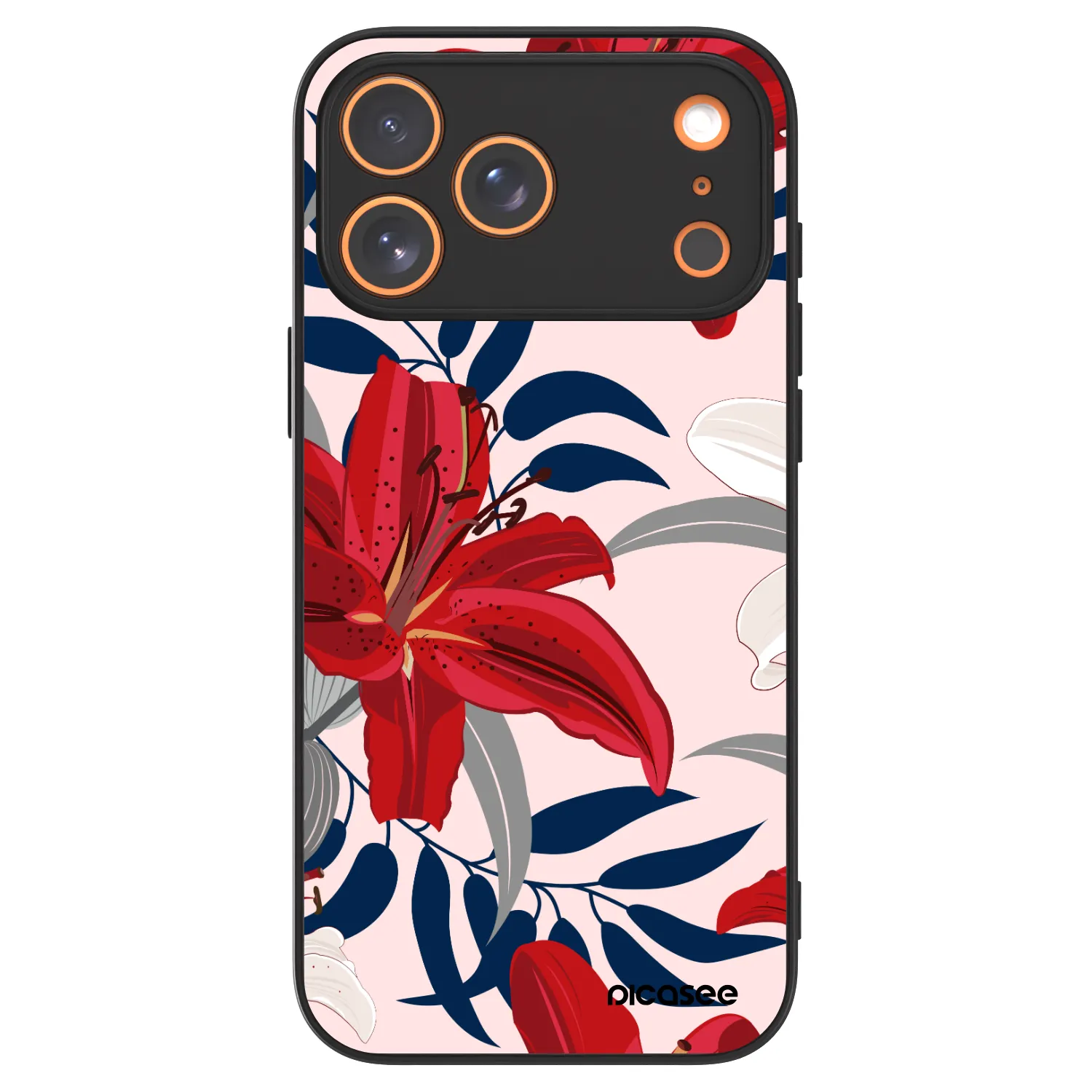 Picasee ULTIMATE CASE MagSafe pro Apple iPhone 18 Pro Max - Red Lily