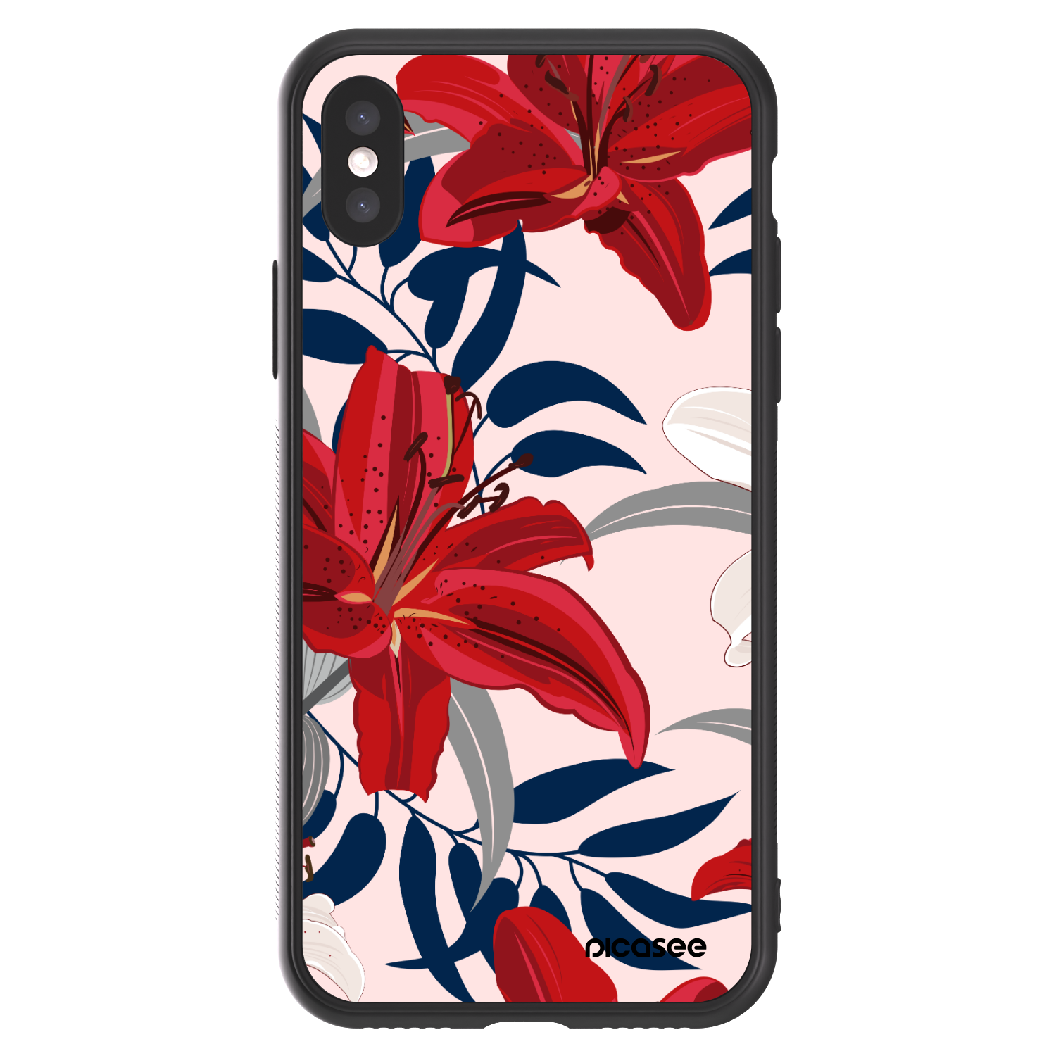 Picasee ULTIMATE CASE pro Apple iPhone X/XS - Red Lily