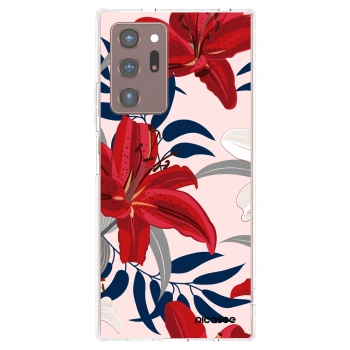 Picasee silikónový prehľadný obal pre Samsung Galaxy Note 20 Ultra - Red Lily