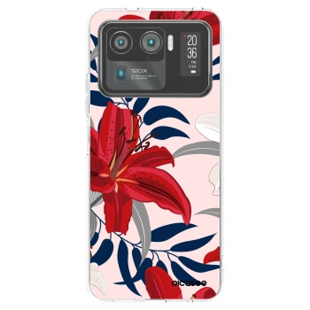 Picasee silikónový prehľadný obal pre Xiaomi Mi 11 Ultra - Red Lily