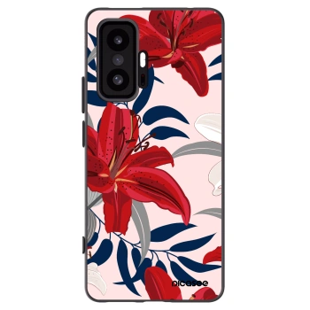 Picasee silikónový čierny obal pre Xiaomi 11T - Red Lily