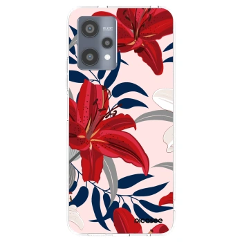 Picasee silikónový prehľadný obal pre Realme 9 Pro 5G - Red Lily