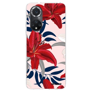 Picasee silikónový prehľadný obal pre Huawei Nova 9 SE - Red Lily