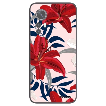 Picasee silikónový čierny obal pre Xiaomi 12 - Red Lily