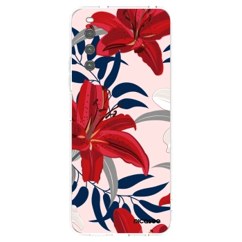 Picasee silikónový prehľadný obal pre Sony Xperia 10 IV 5G - Red Lily
